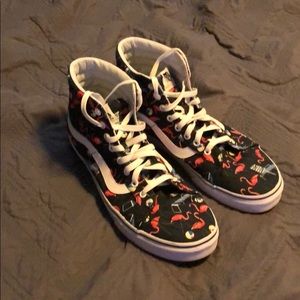 Flamingo high top Vans